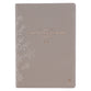 NLT Spiritual Growth Bible Indexed Taupe Embroidered Floral