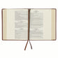 KJV Note-Taking Bible, Brown/Gold Foil (Black Letter Edition)