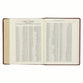 KJV Note-Taking Bible, Brown/Gold Foil (Black Letter Edition)