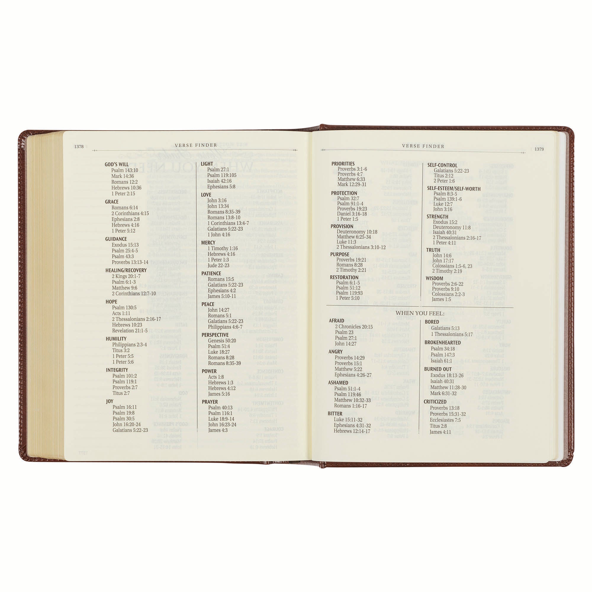 KJV Note-Taking Bible, Brown/Gold Foil (Black Letter Edition)