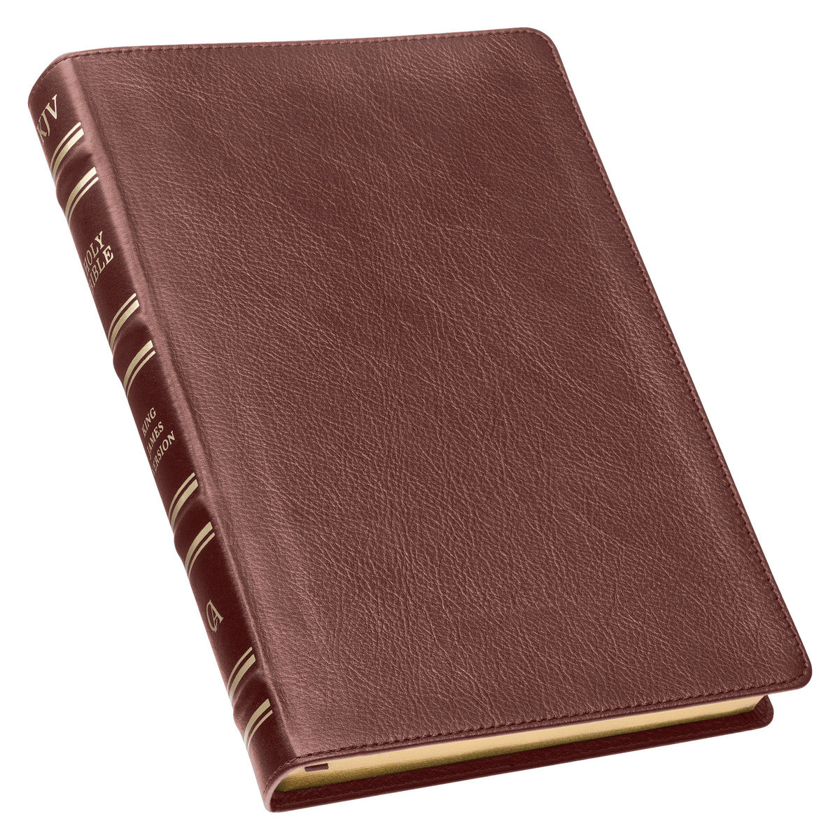 KJV Large Print Thinline Bible Thumb Index Mahongany (Red Letter Edition)