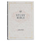 KJV Large Print Study Bible Black With Dust Jacket