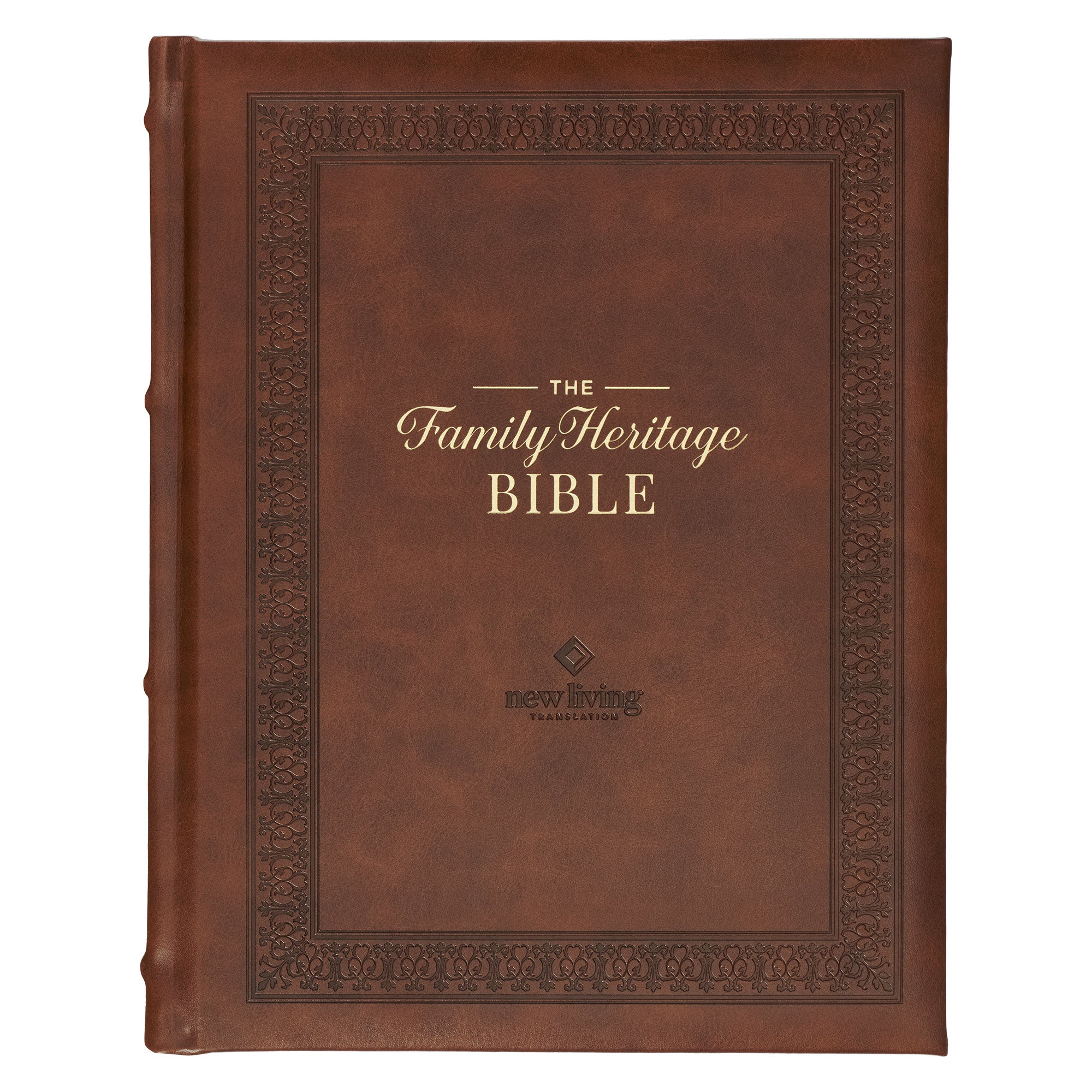NLT Family Heritage Bible Thumb Index Brown (Black Letter Edition)