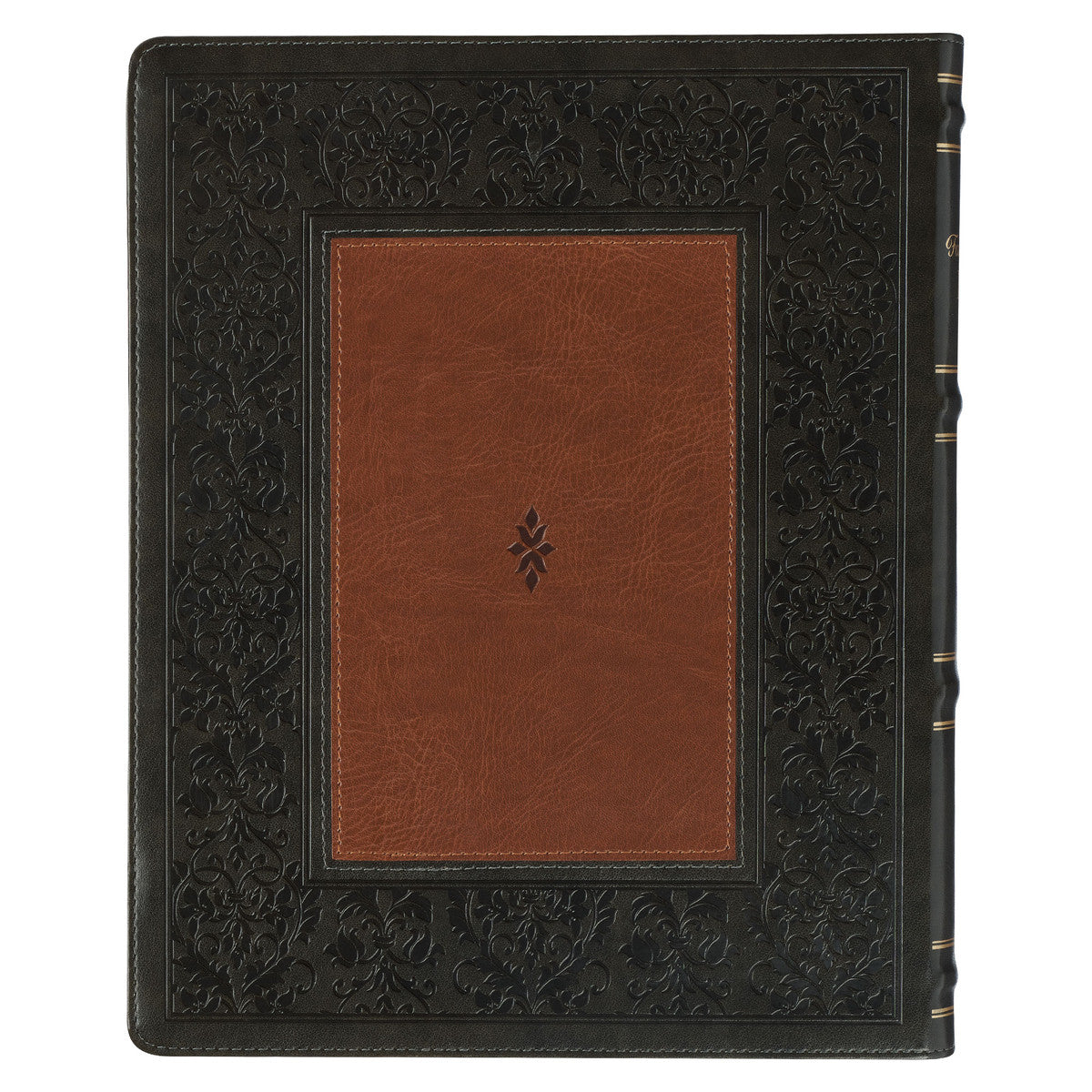 NLT Family Heritage Bible Thumb Index Olive/Brown (Black Letter Edition)
