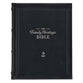NLT Family Heritage Bible Thumb Index Black (Black Letter Edition)