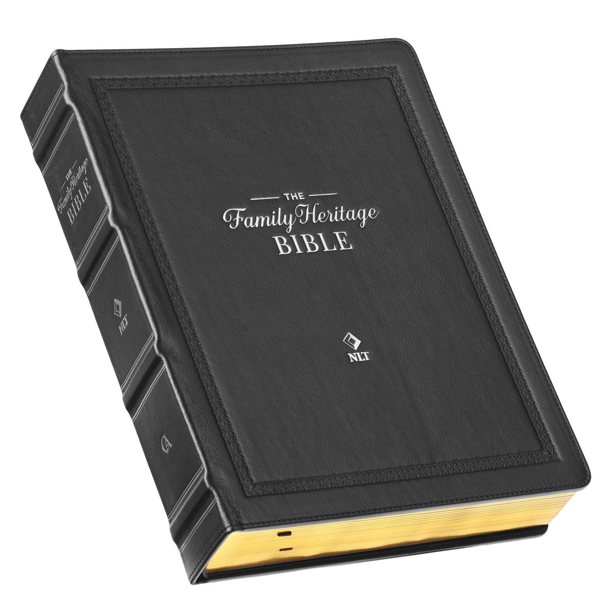 NLT Family Heritage Bible Thumb Index Black (Black Letter Edition)