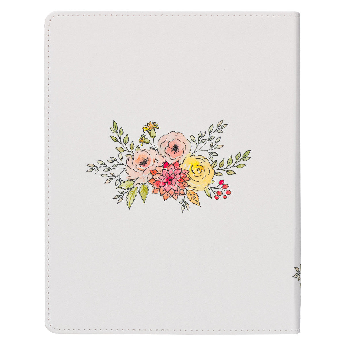 KJV My Creative Bible White Floral (Black Letter Edition)