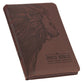 KJV Deluxe Gift Bible Zipper Closure Thumb Index Brown Lion (Red Letter Edition)