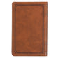 KJV Deluxe Gift Bible Thumb Index Tan Cross (Red Letter Edition)
