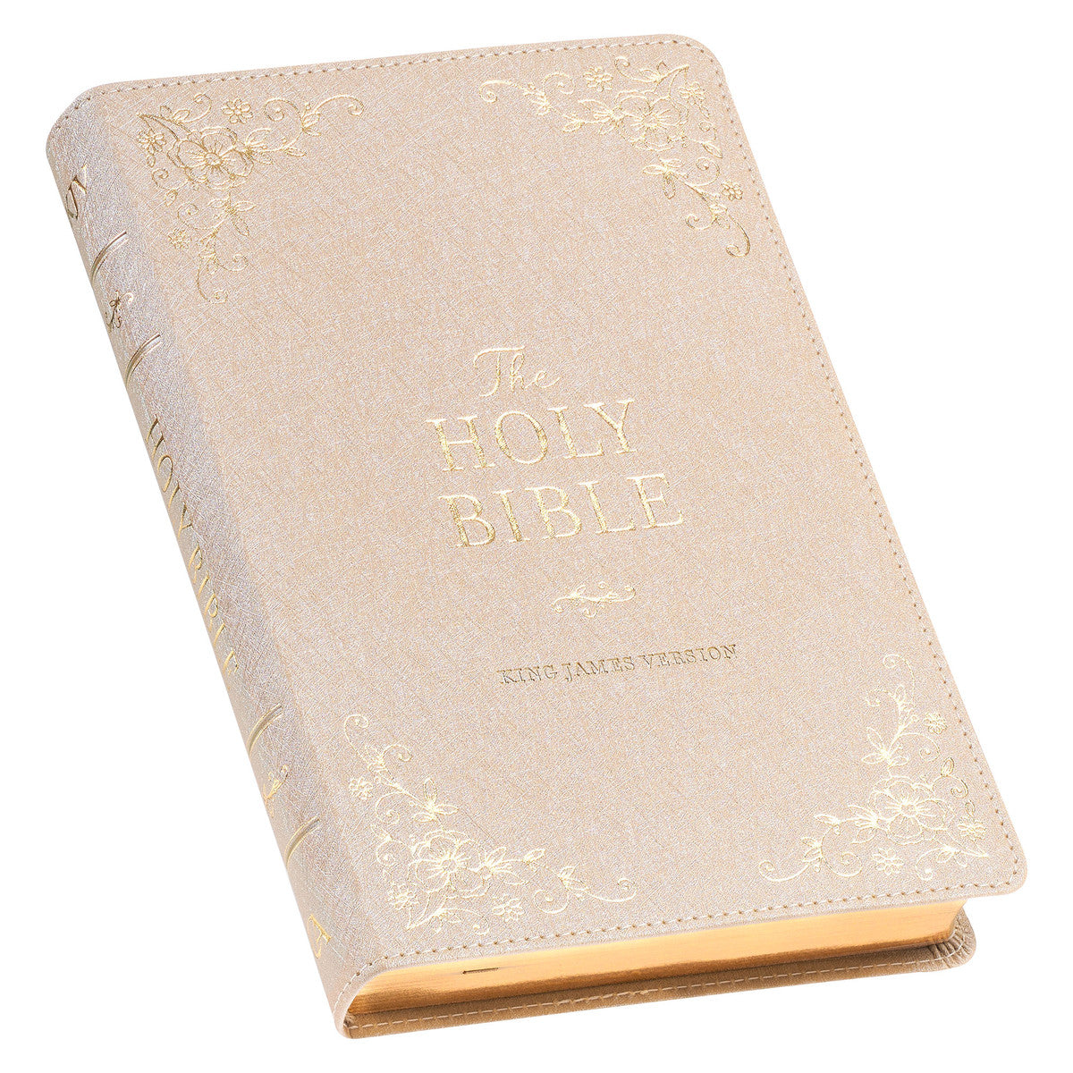 KJV Deluxe Gift Bible Thumb Index Pearlescent Taupe (Red Letter Edition)