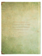 Journal: Faith Green Bee With Metal Corners (Romans 5:1) (Secret Garden Series)