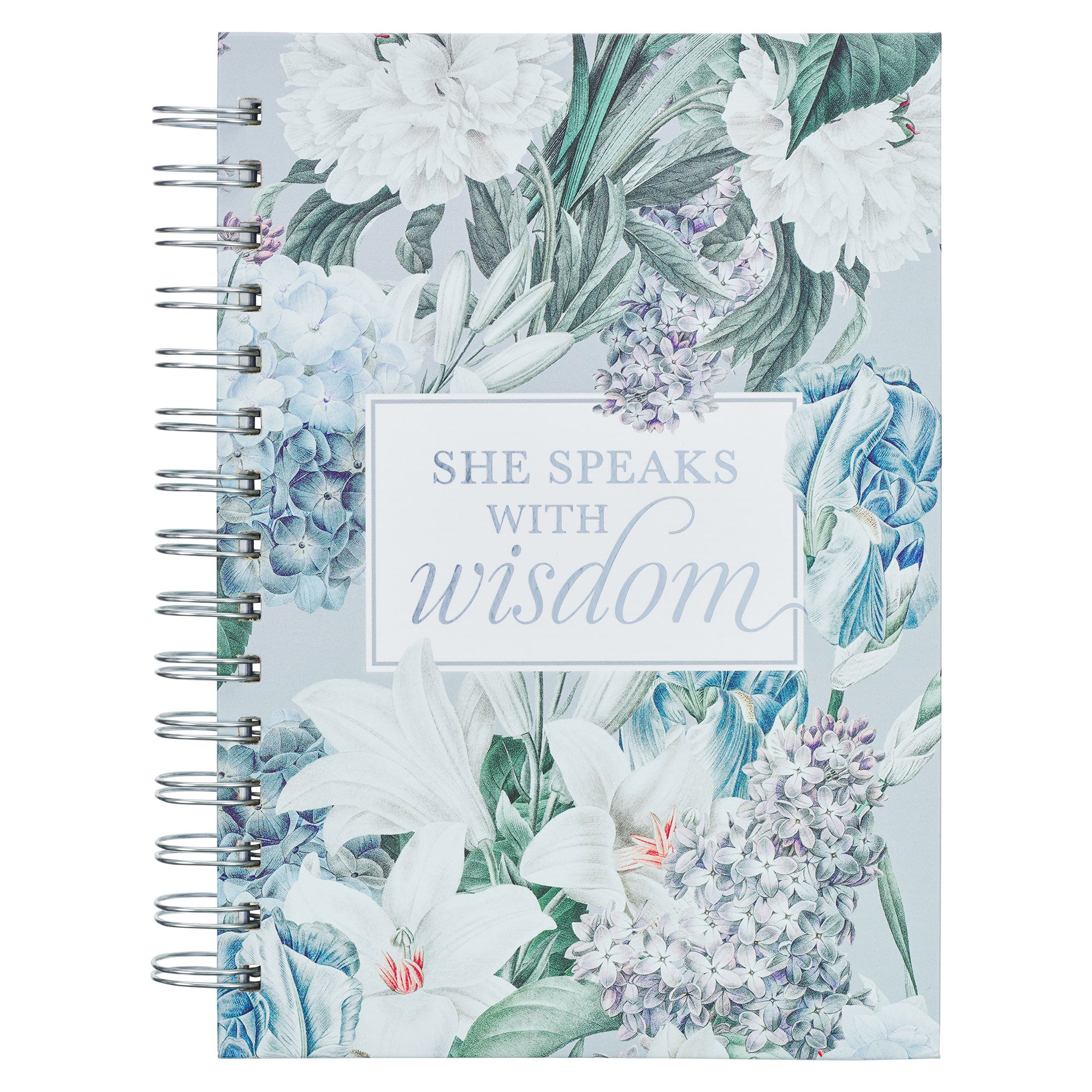 Journal: She Speaks With Wisdom (Graceful Peonies Series)