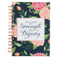 Journal: Strength & Dignity Navy/Pink (Prov 31:25) (Strength & Dignity Pink Rose Series)