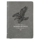 Zippered Journal: Soar on Wings, Grey Eagle (Isaiah 40:31)