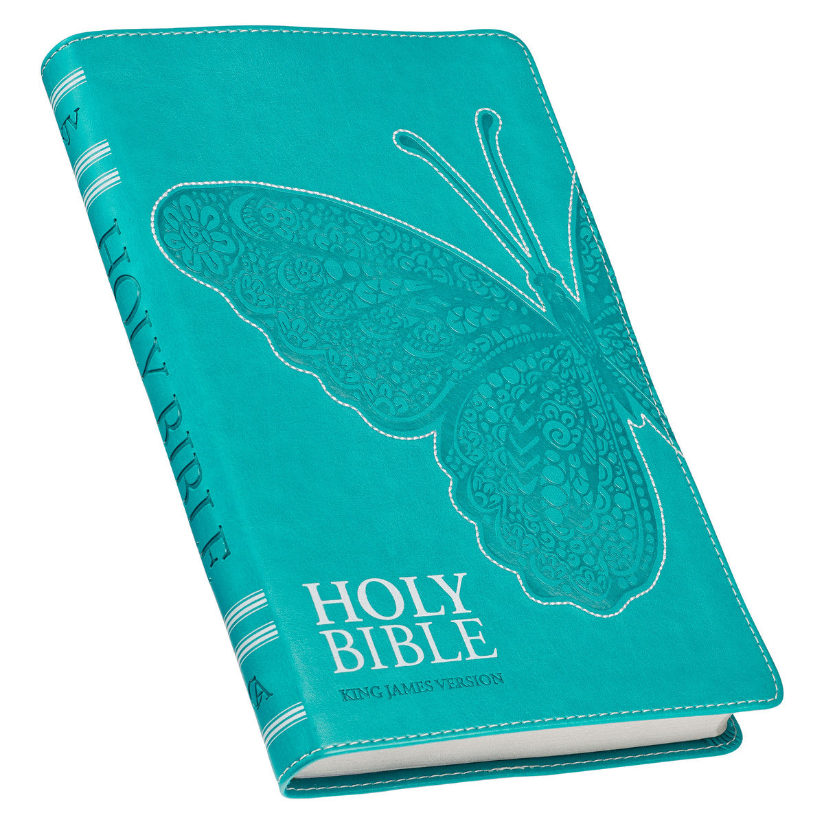 KJV Gift & Award Bible Teal Butterfly (Black Letter Edition)