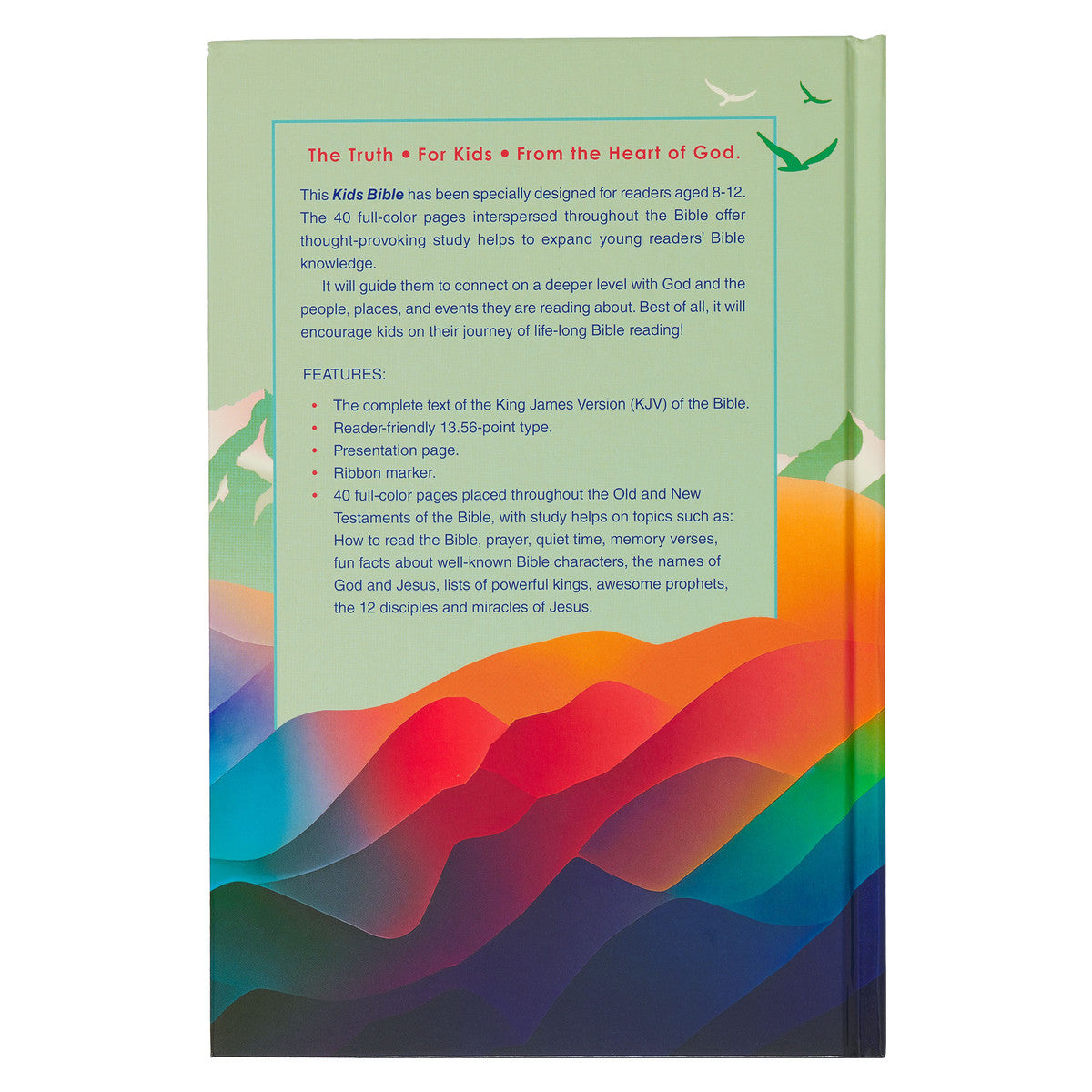 KJV Holy Bible For Children Teal Mountains