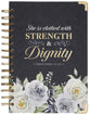 Journal: Strength & Dignity, Prov. 31:25, Indigo Rose