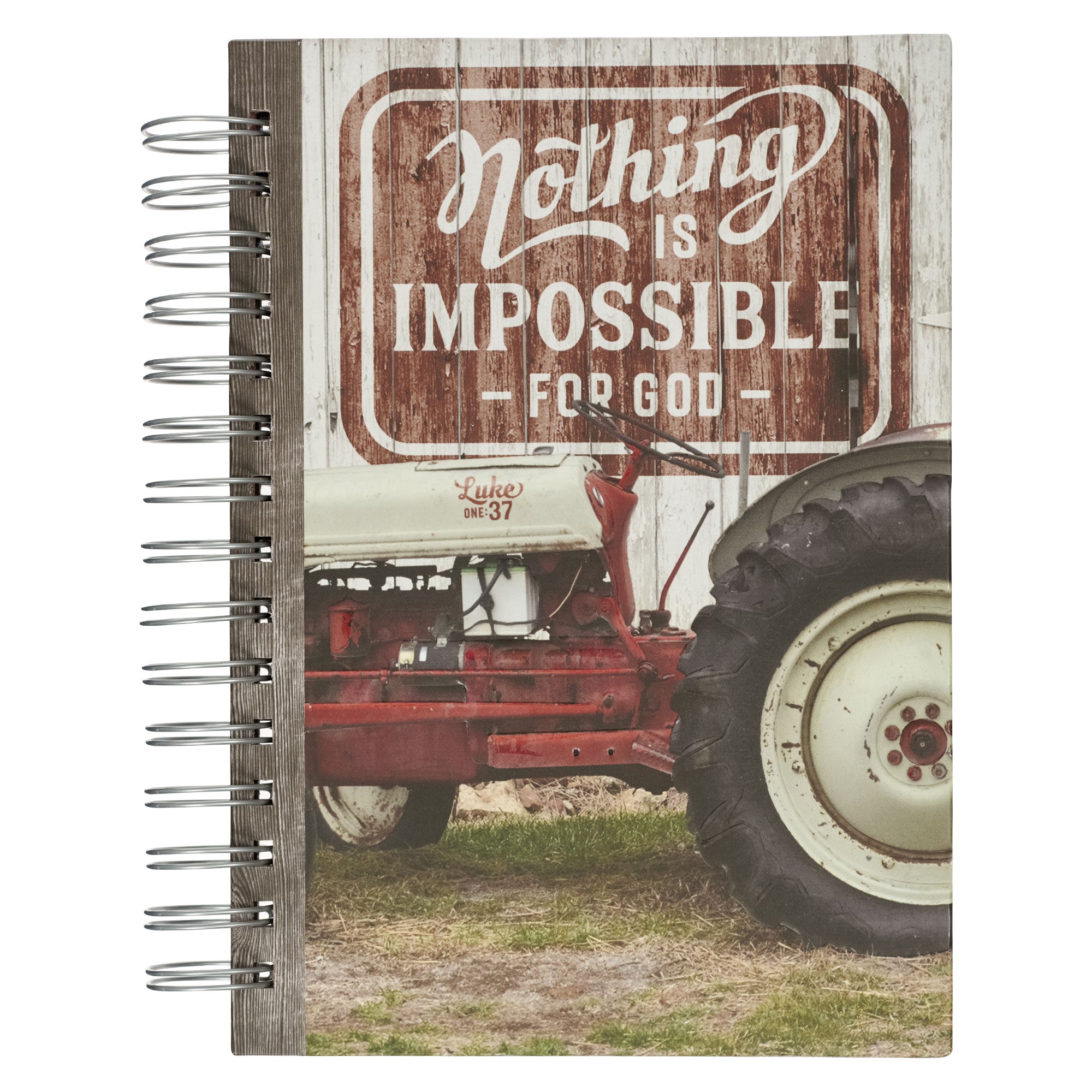 Journal: Nothing is Impossible,  Luke 1:37, Red Farm