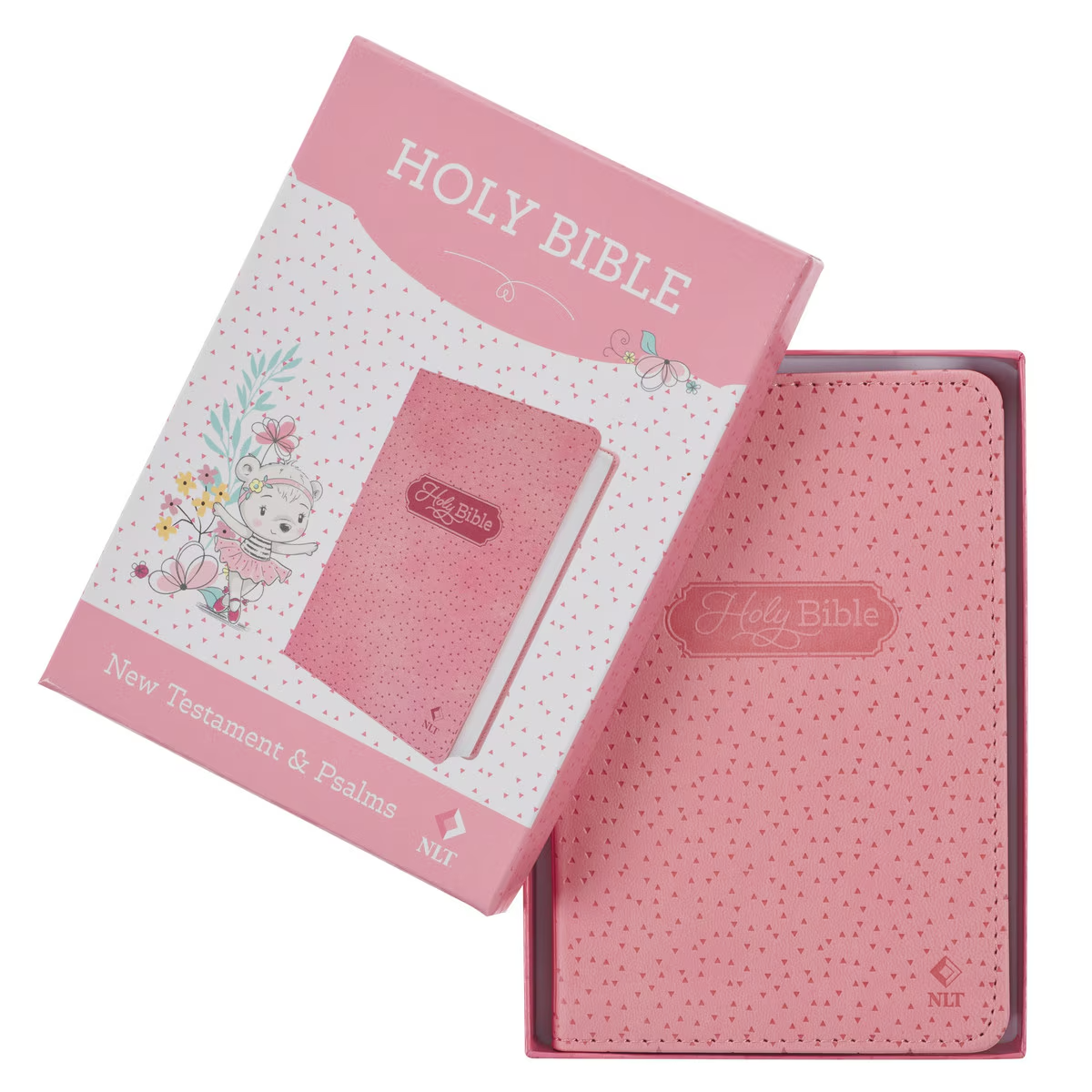 NLT New Testament and Psalms Pink (Black Letter Edition)