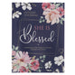 Prompted Journal: She is Blessed, Navy/Pink Floral