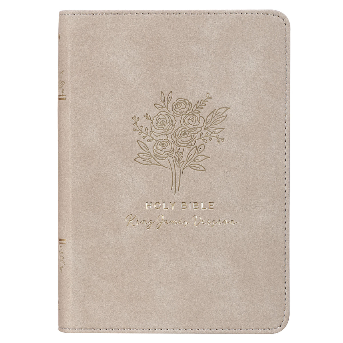 KJV Compact Holy Bible, Taupe (Red Letter Edition)