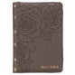 KJV Large Print Compact Bible Tan With Zipper (Red Letter Edition)
