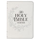 KJV Large Print Compact Bible, White (Red Letter Edition)