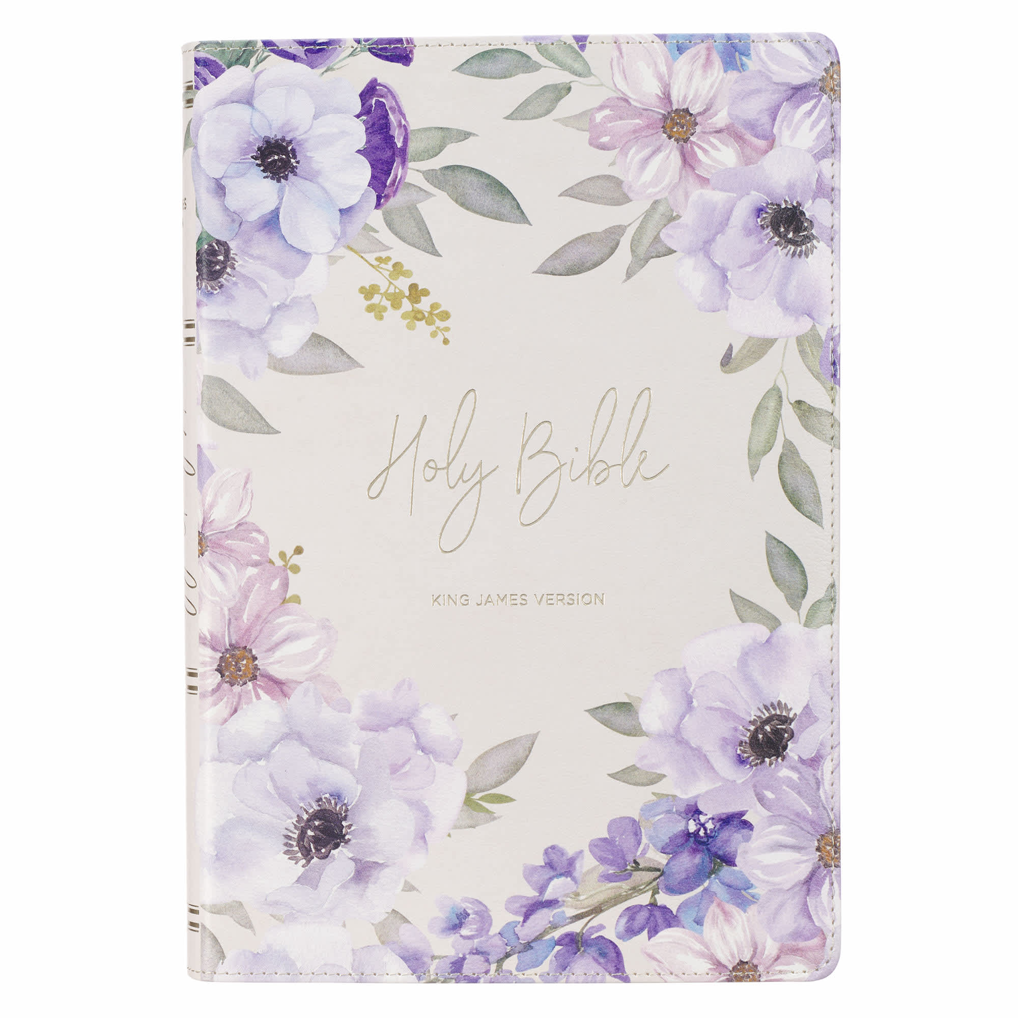 KJV Giant Print Bible, Thumb Indexed, Floral