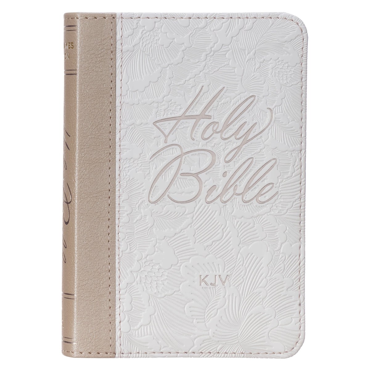 KJV Mini Pocket Bible, White (Red Letter Edition)