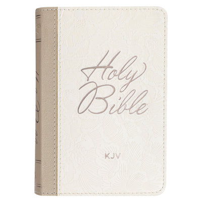 KJV Mini Pocket Bible, White (Red Letter Edition)