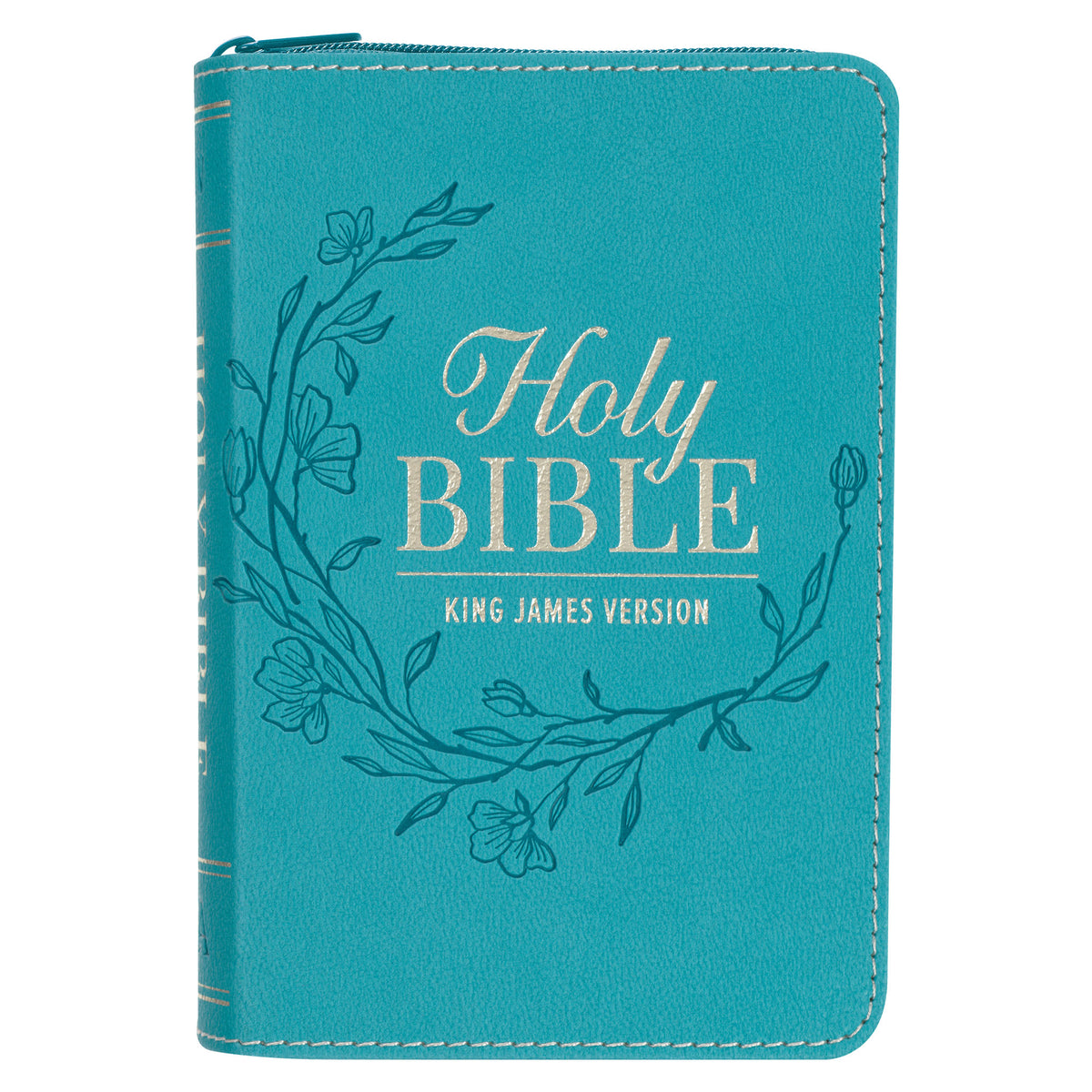 KJV Pocket Bible Teal With Zipper (Red Letter Edition)