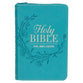 KJV Pocket Bible Teal With Zipper (Red Letter Edition)