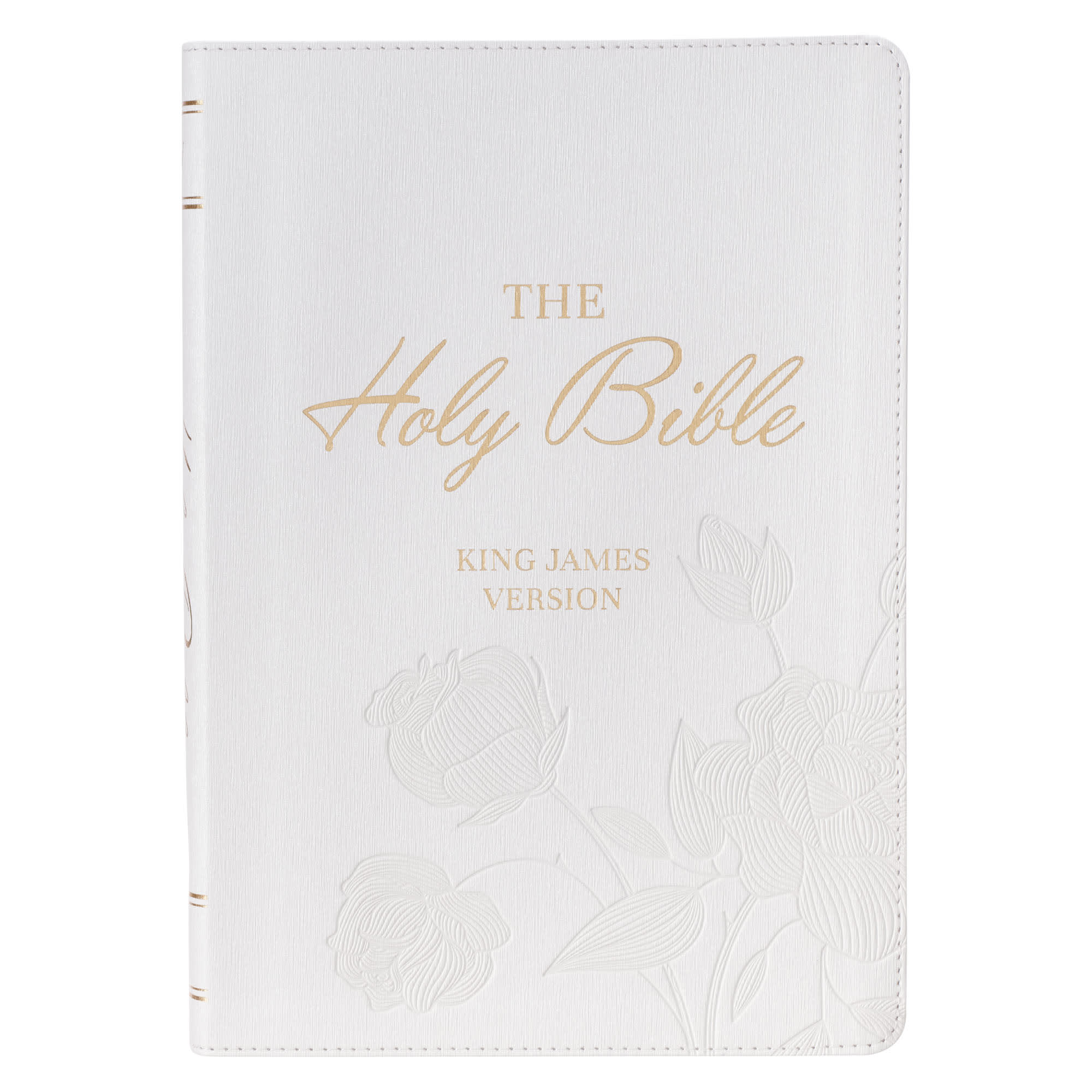 KJV Super Giant Print Bible, Thumb Indexed, White
