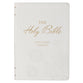 KJV Super Giant Print Bible, Thumb Indexed, White