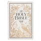 KJV Thinline Large Print Bible with Zipper, White/Gold