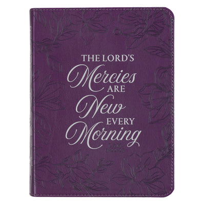 Journal: His Mercies Lam. 3:22-23, Purple