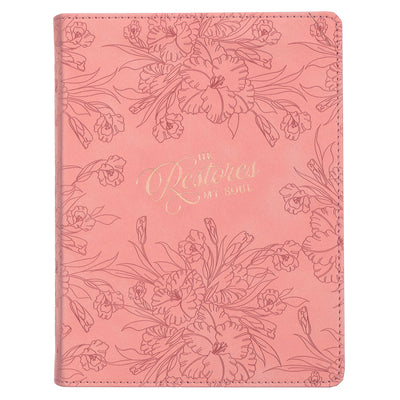 Journal: He Restores My Soul Ps. 23:3, Pink