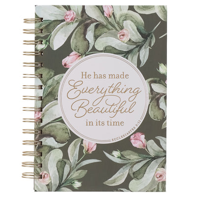 Journal: Everything Beautiful Ecc. 3:11, Green