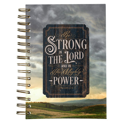 Journal: Be Strong in the Lord Eph. 6:10, Blue