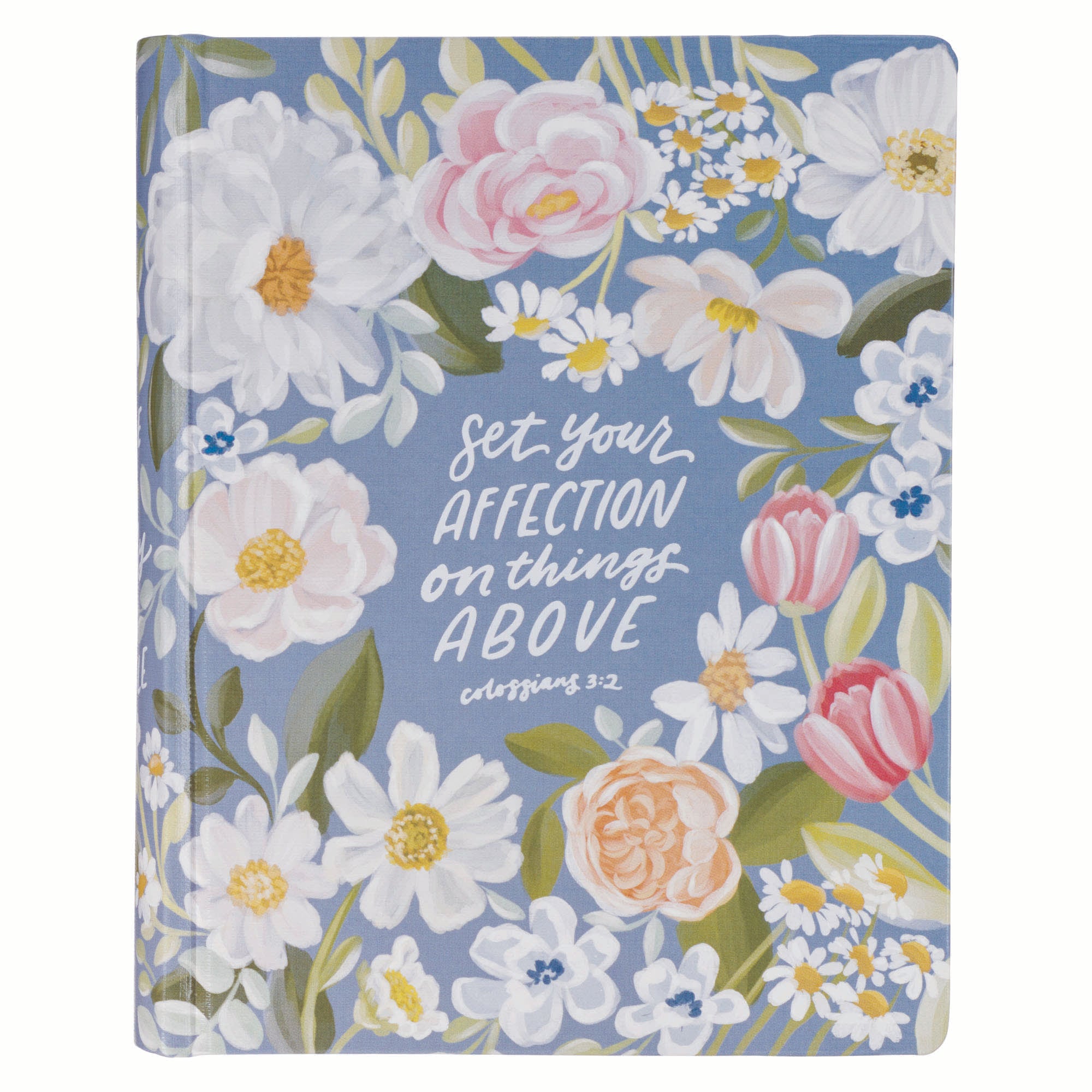 KJV Note-Taking Bible, Blue Floral (Black Letter Edition)