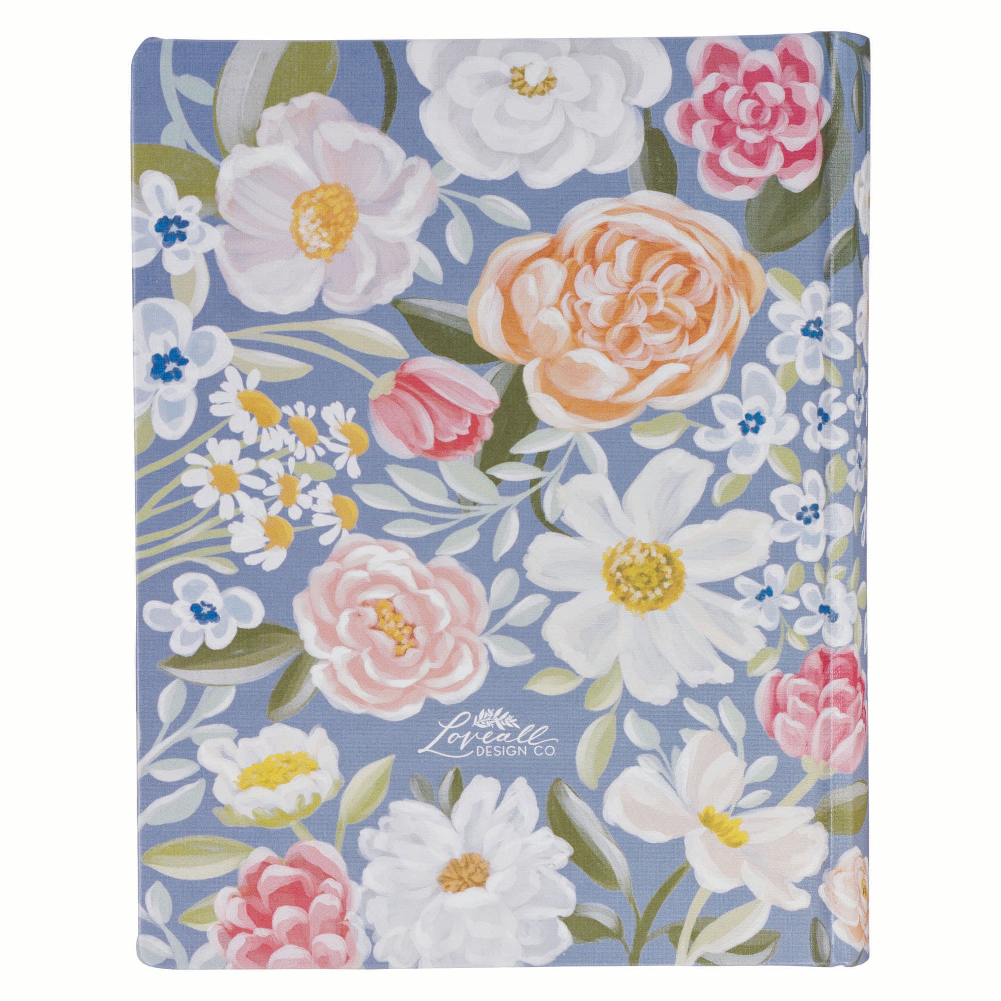 KJV Note-Taking Bible, Blue Floral (Black Letter Edition)