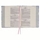 KJV Note-Taking Bible, Blue Floral (Black Letter Edition)