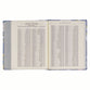 KJV Note-Taking Bible, Blue Floral (Black Letter Edition)