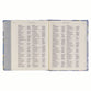KJV Note-Taking Bible, Blue Floral (Black Letter Edition)