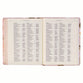 KJV Note-Taking Bible, Pink Floral (Black Letter Edition)