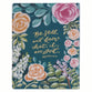 KJV Note-Taking Bible, Large Print, Teal Floral (Black Letter Edition)