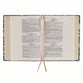 KJV Note-Taking Bible, Large Print, Teal Floral (Black Letter Edition)