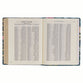 KJV Note-Taking Bible, Large Print, Teal Floral (Black Letter Edition)
