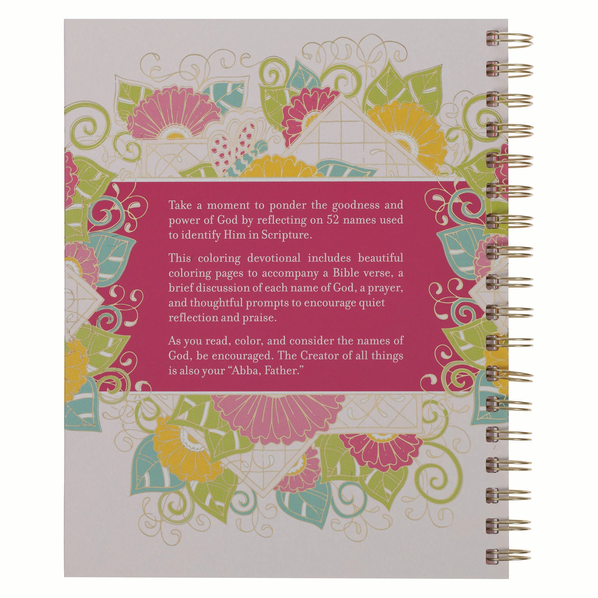 Coloring the Names of God: 52 Devotions & Coloring Pages to Encourage Reflection & Praise