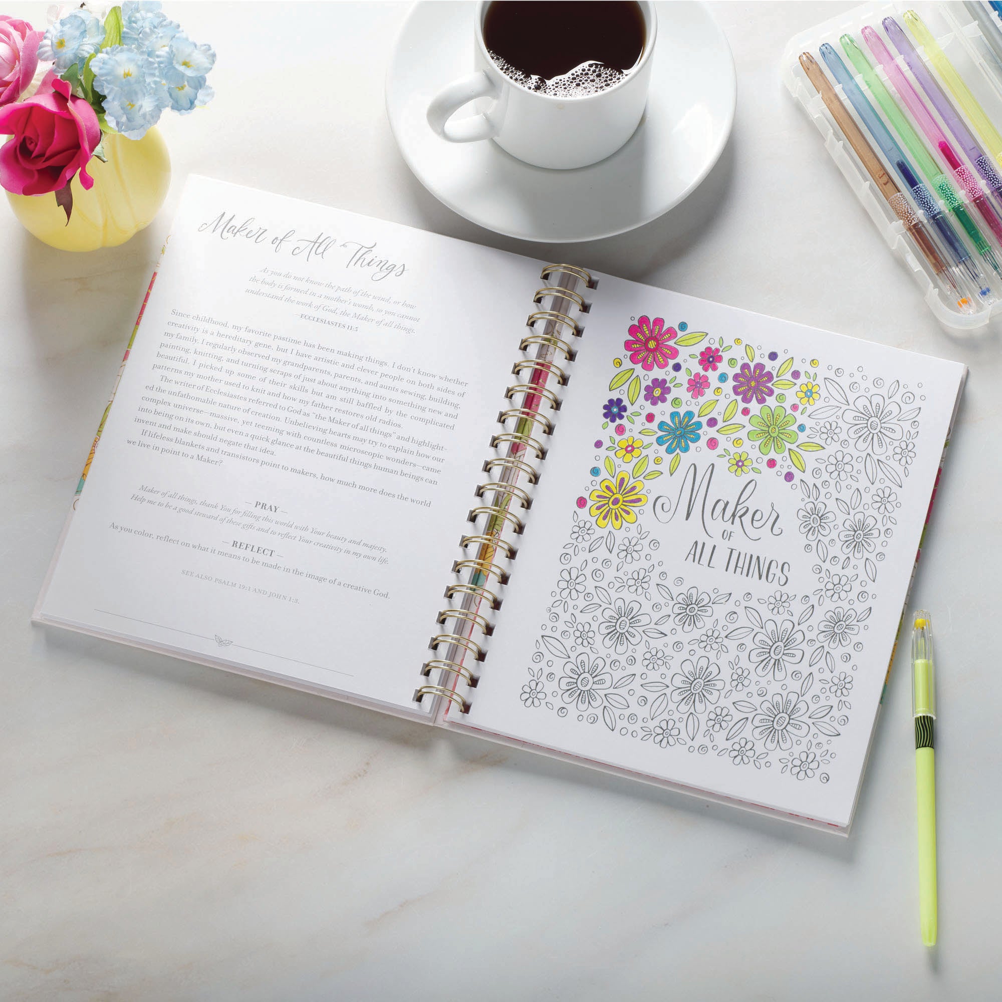 Coloring the Names of God: 52 Devotions & Coloring Pages to Encourage Reflection & Praise